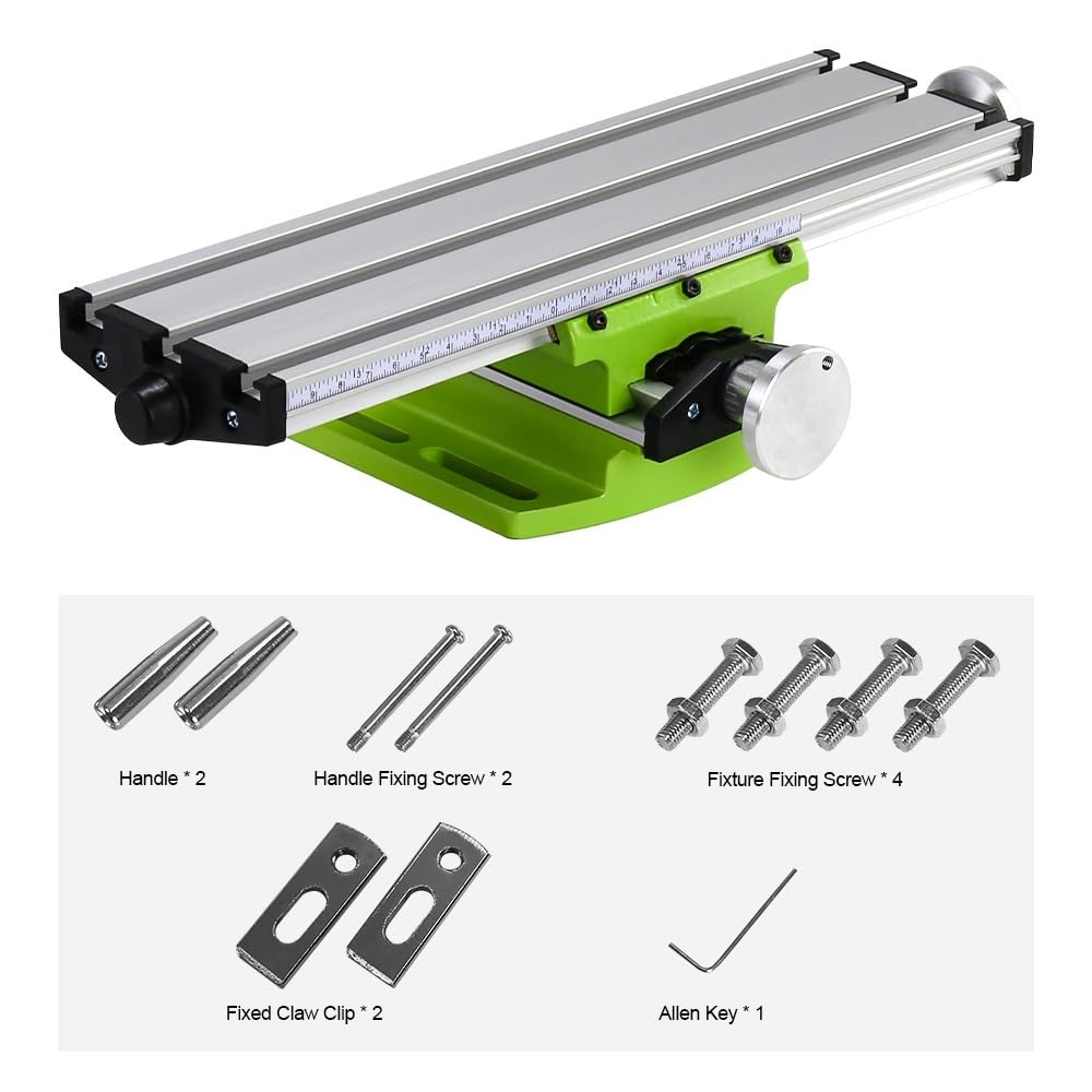 Fresadoras, Mesa de trabajo for mini fresadora, soporte multifuncional for taladro, mesa de trabajo con corredera transversal