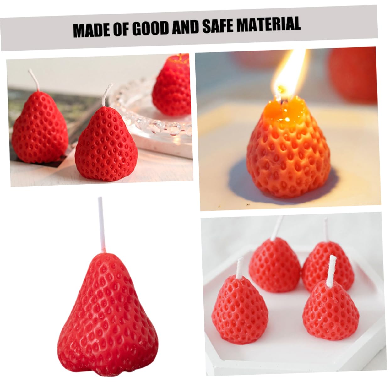 9piezas Vela De Velas Pequeñas Perfumadas Decoración De Alimentos Frutas De Para Hogar Accesorios Para Fiestas De Únicas Decorativa Para Cumpleaños