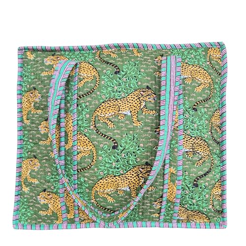 Bolso Tote Grande de Algodón Acolchado para Mujer 18x16 in miniatura 4