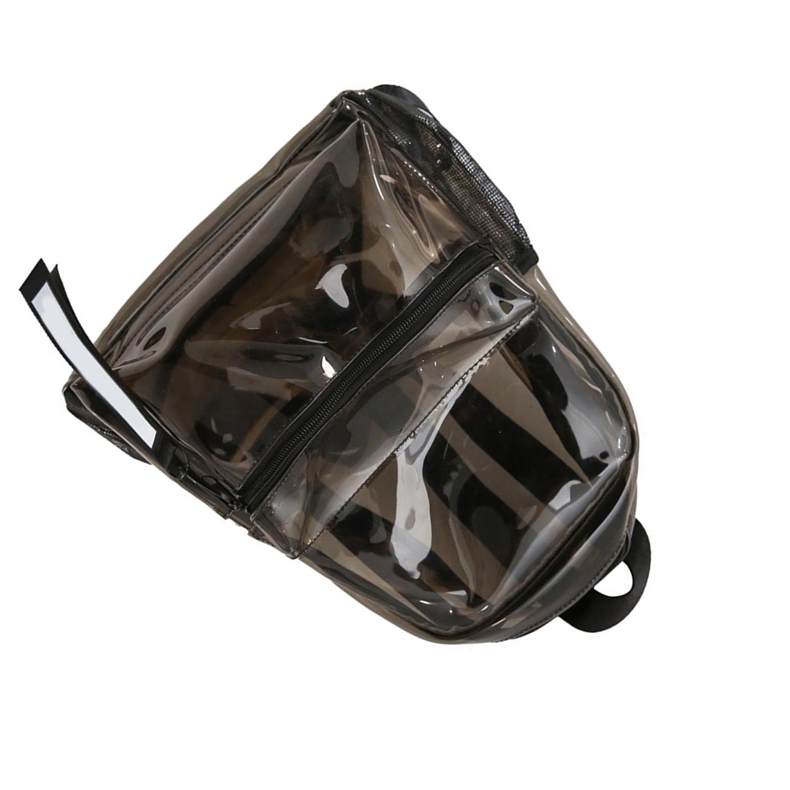 Zaino trasparente capacità Borsa da scuola trasparente impermeabile con cerniera casual Zaino da viaggio in PVC visibile resistente all ' acqua