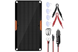 OYMSAE 10W 12V Solar Panel Car Battery Charger