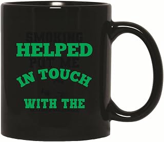 Gift Idea for Cannabis Smokers to Explore New Realms Relatable for Every Age Group 11oz 15oz Black Coffee Mug
