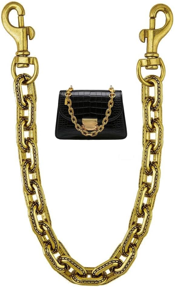 Bag Charms Purse Chain - Gold Vintage Extender Chain - Handbags Tote Bags Accessories Gifts for Women