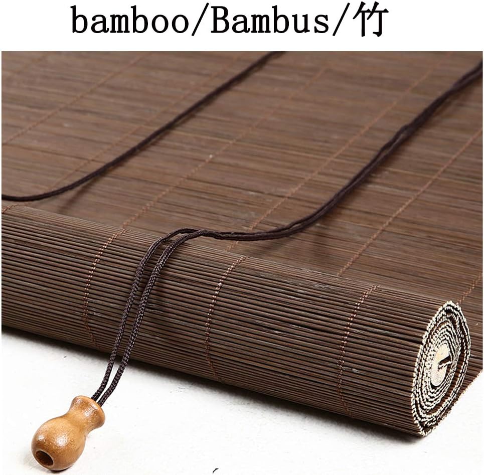 ブラックアウトローラーシェードロールアップウィンドウブラインドサンシェードナチュラルバンブーローマンライトフィルターローラーシェード