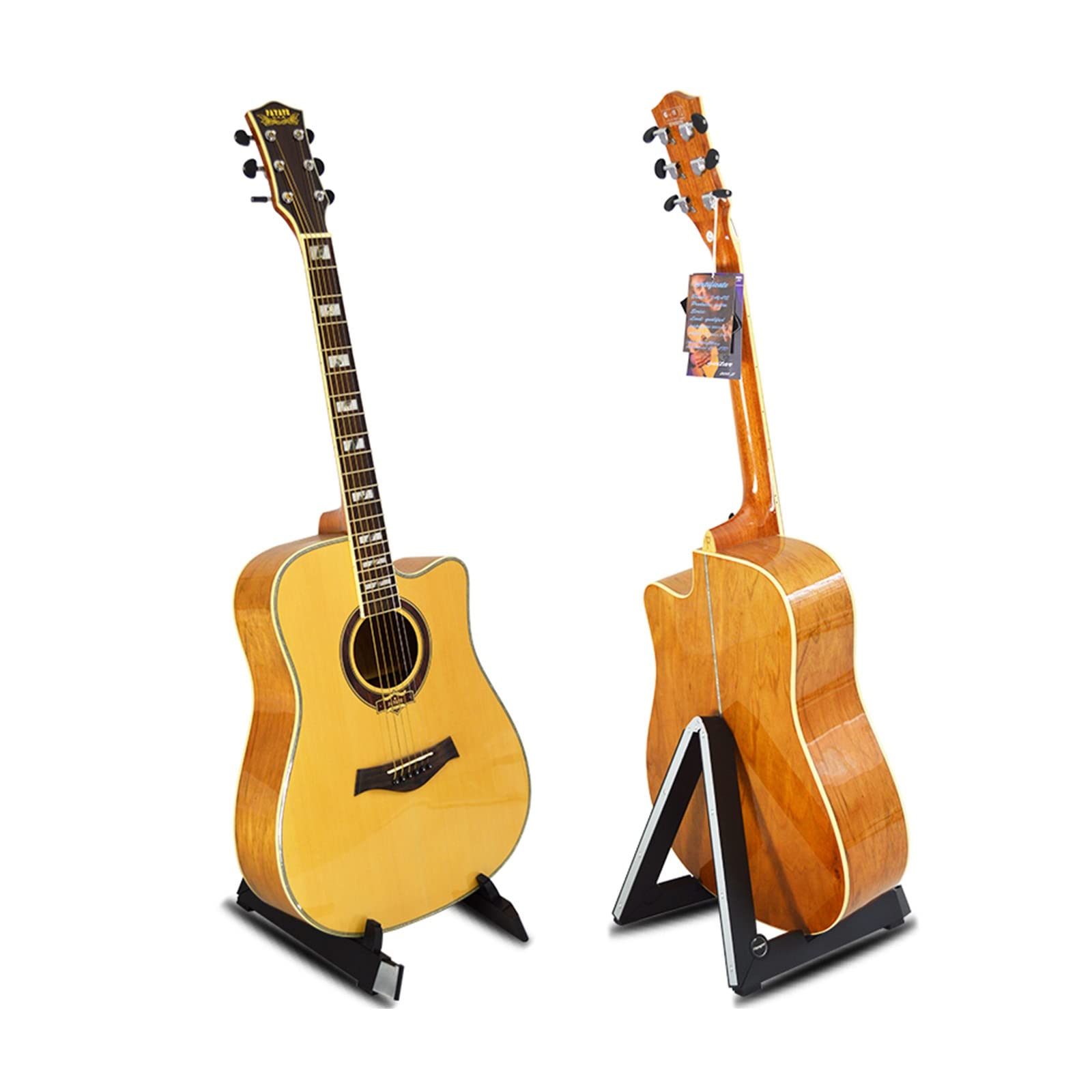 Supporto per Chitarra, espositore per Strumenti del Negozio di Chitarre, Supporto per Chitarra Acustica, Adatto per Studio di Registrazione, palcoscenico Musicale