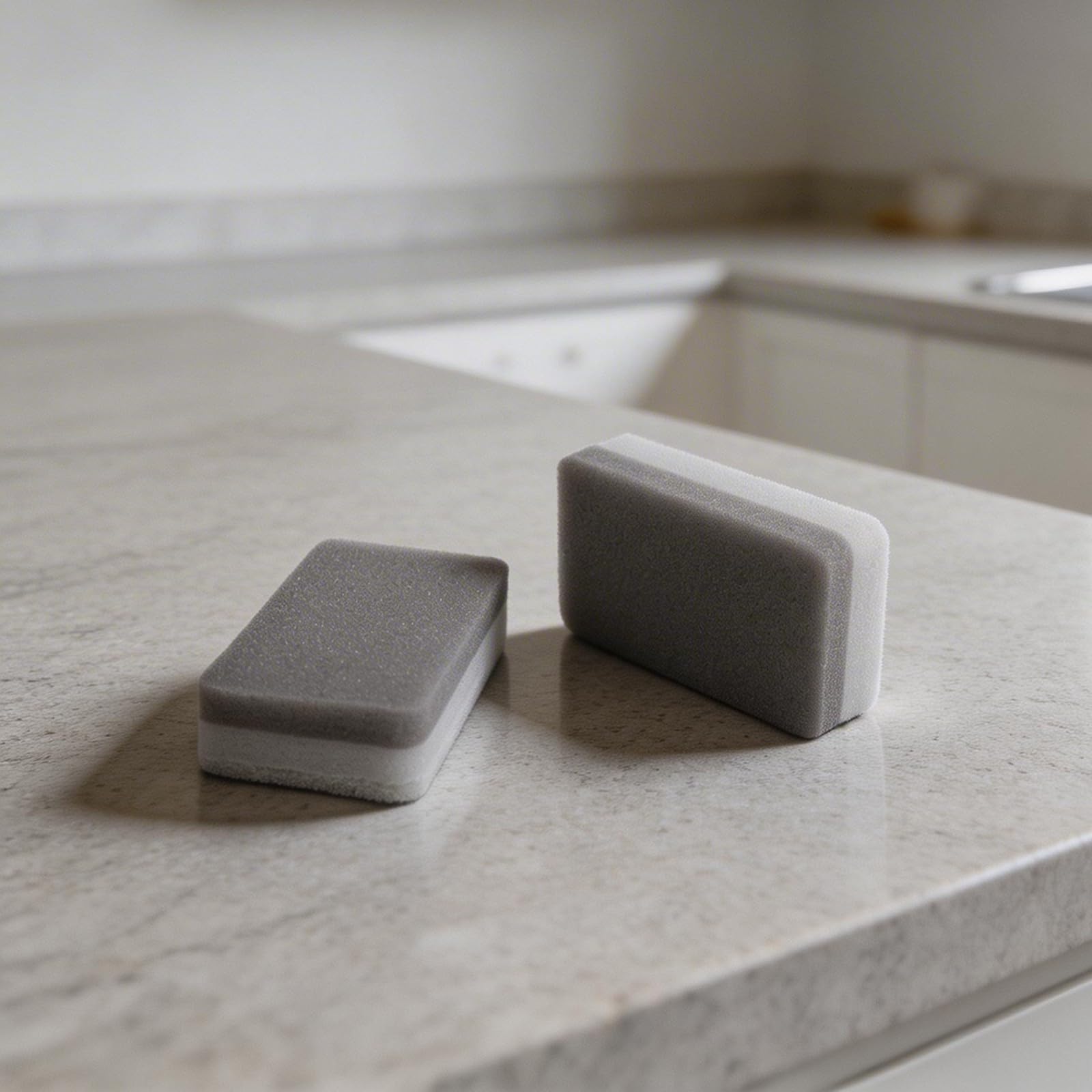 FUBESK Ensemble de rangement d'évier de cuisine avec 2 distributeurs de savon de 350 ml, porte-éponge, brosse et plateau d'égouttement, ABS pour comptoir en plastique pour panier de lave-vaisselle