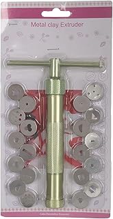 مجموعة مسدس صلصال معدن - YG-21, 21 قطعة