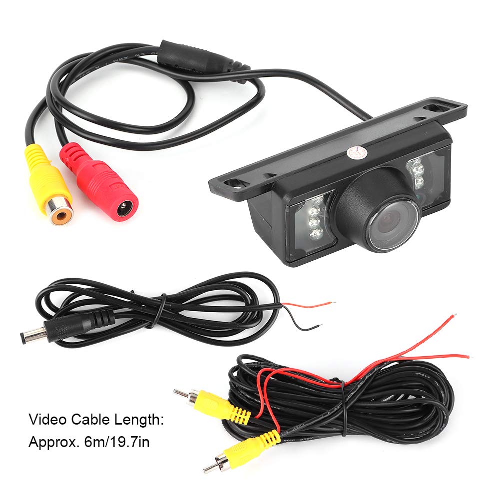 Telecamera Di Retromarcia Grandangolare 170° Con 7 LED A Infrarossi – Visione Notturna, Impermeabile IP68, Per Auto E Furgoni - 3