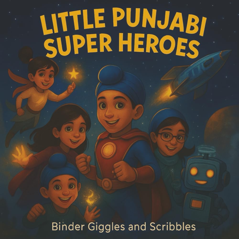Little Punjabi Super Heroes: Brave Kids, Big Powers, and Amazing Adventures