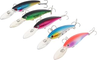 Crankbait Schwimmköder Barsch Forelle, 5er Set