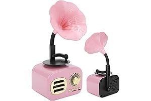 ASHATA Gramophone Vintage Speaker with Rich Surround Sound