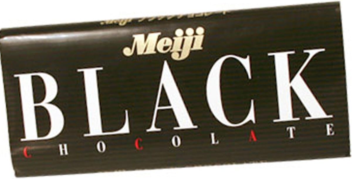 Meiji Black Chocolate - 2.04oz (Pack of 12)
