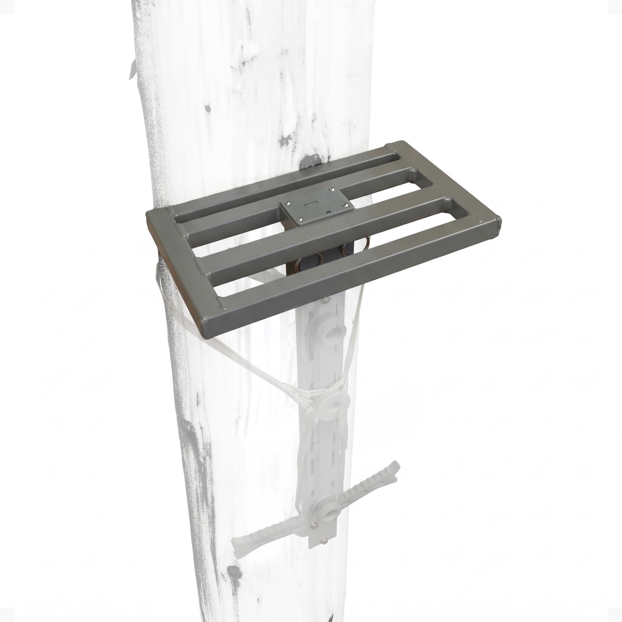 Small Platform, Lightweight Tree Stand Hunting Gear Mounts to Helium Sticks, Foot Rest for Mobile Hunters, Quiet Step, 10 x 6 Inch