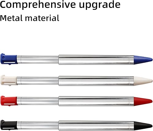Miniatura 3 de 3DS Stylus Pen - Lápiz capacitivo de repuesto retráctil de metal compatible con Nintendo 3DS, 4 en 1 Combo Touch Styli Pen Set multicolor para 3DS