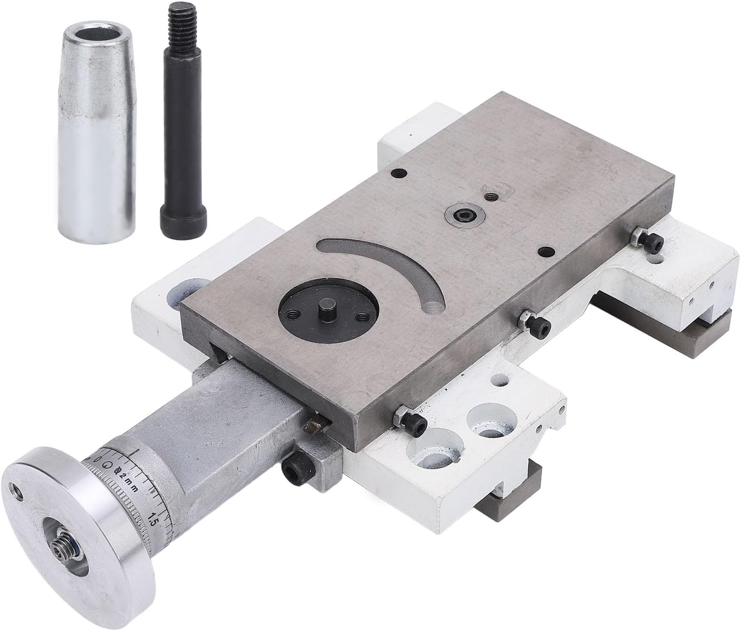 Mini Lathe Bed Assembly Cast Iron, Compatible with MX-210, WM-210, 8x16, 220x400, 220x600, 220x750. Designed for Longitudinal Adjustments and Slick Tool Movements, Including Mini