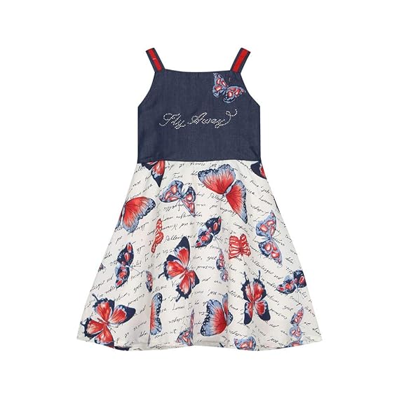 Peppermint Baby-Girls Synthetic A-Line Knee-Length Dress