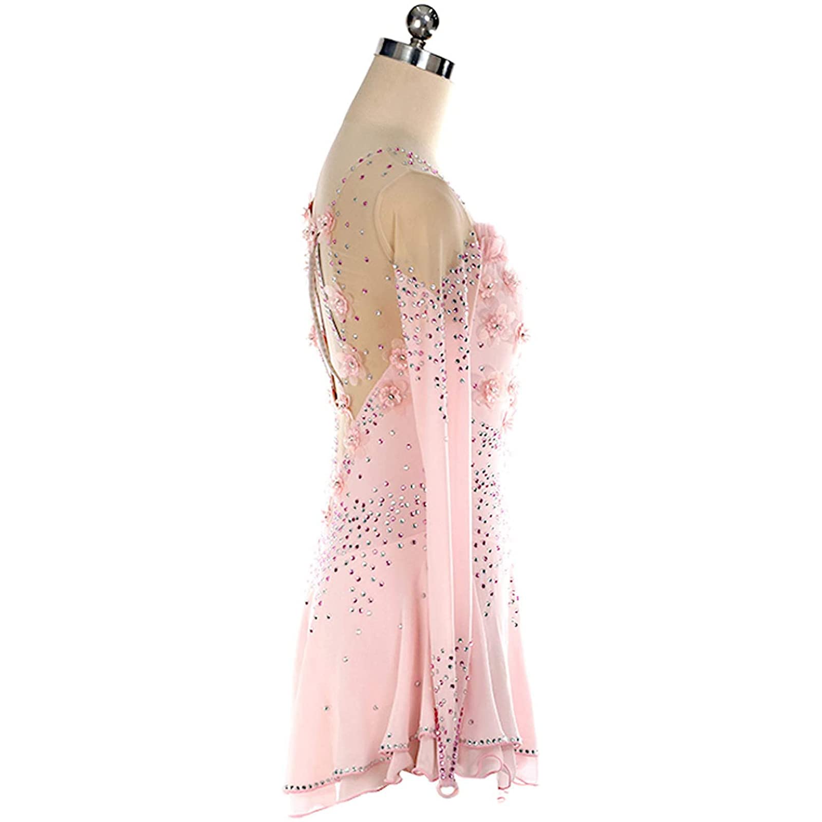 chinese dress ladies Amazon.com: XDZSRT Women's Figure Ice Skating Dress, High Elasticity Long  Sleeve Shiny Rhinestones Round Neck Competition Ice Dance Skirt,Light Pink,S  : Clothing, Shoes & Jewelry