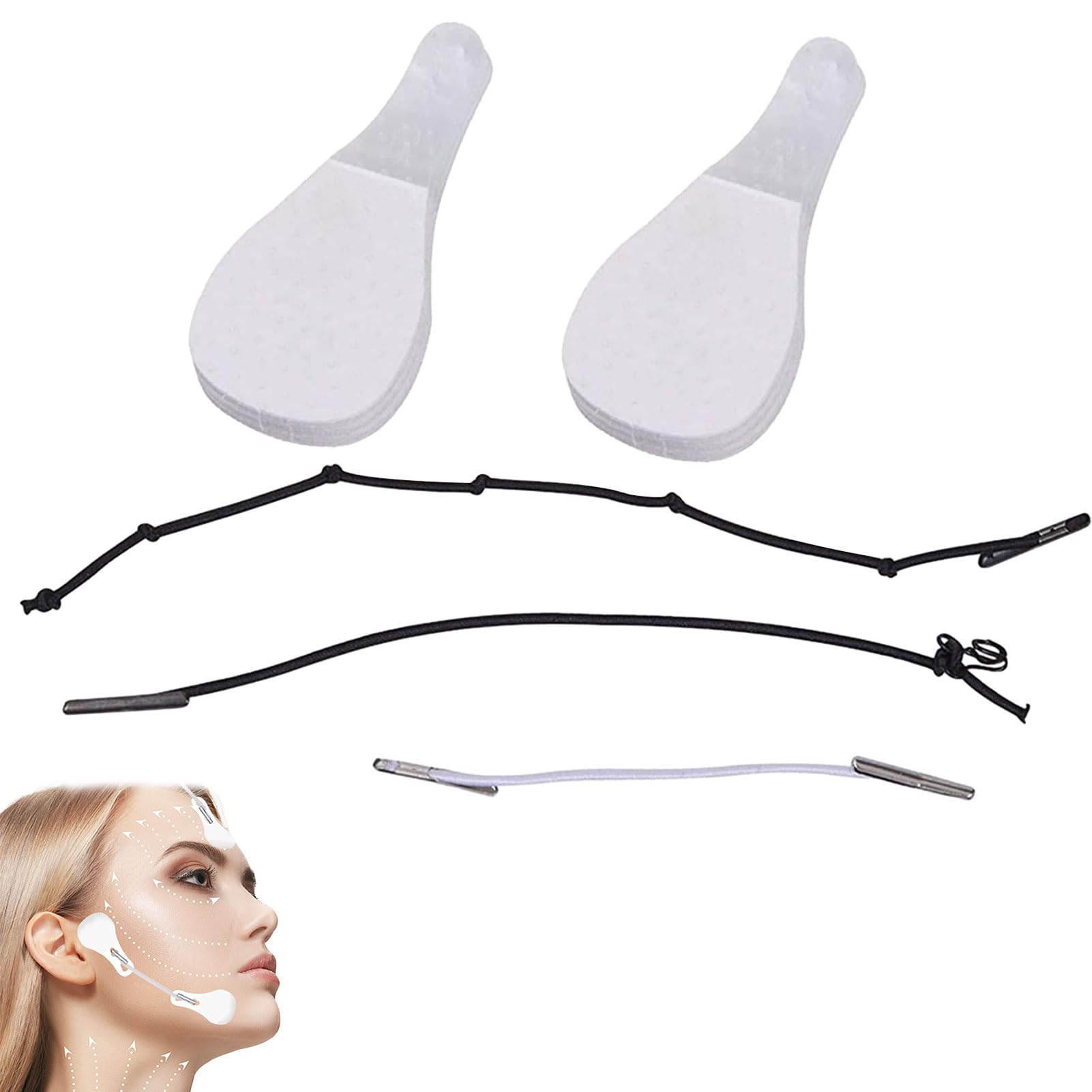 Face Lift Tape,43PCS Instant Face Lift Invisible Tapes,V Face Sticker,Face Tape lifting Invisible,Face Thin Tape for Firming Skin Face Tape Lifting Invisible,for Special Occasions and Everyday Use