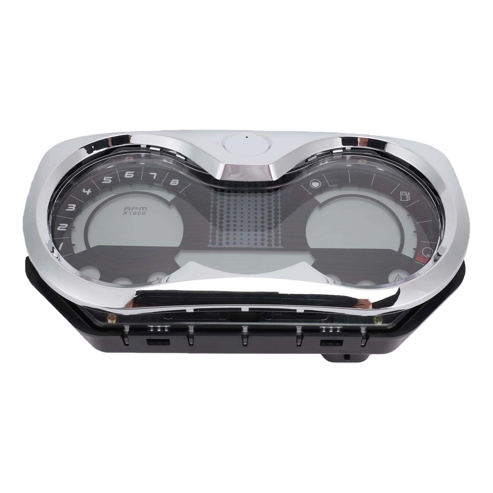 Pssopp Cronómetro LCD Marino para Velocidad, Cromo Anticorrosivo Plug Play
