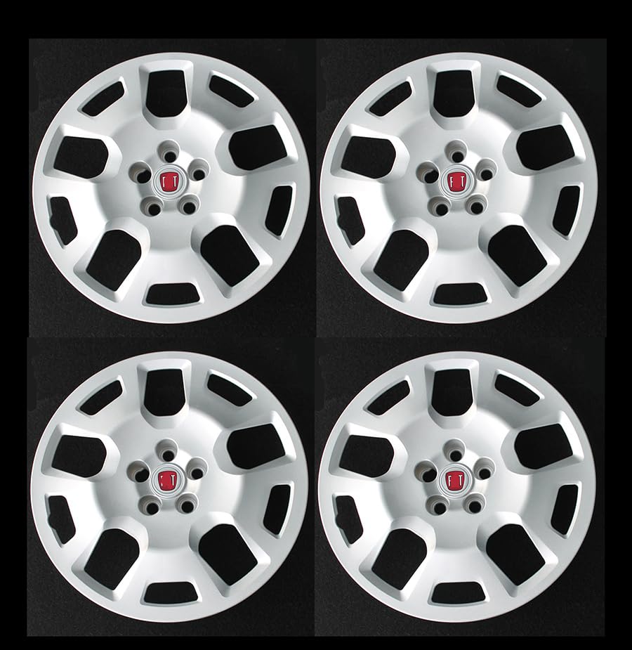 SET 4 COPRICERCHI COPPA RUOTA COPRIRUOTA BORCHIE CERCHIO Diametro 16