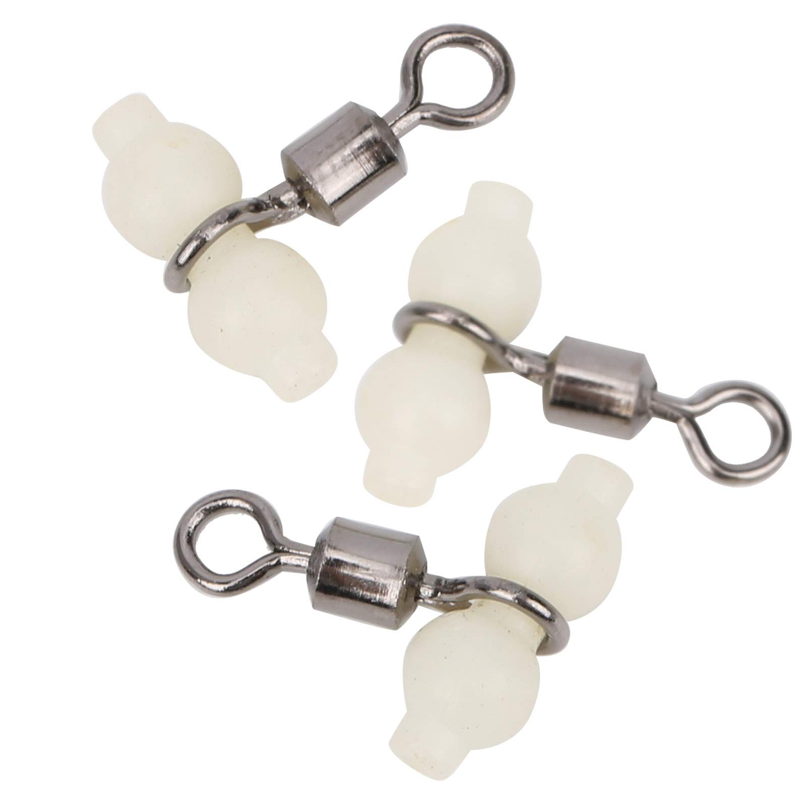 Gourd Swivel 50Pcs Accessorio da Pesca Leggero a Forma di T Girelle da Pesca Flessibili a Forma di 8 per la Pesca