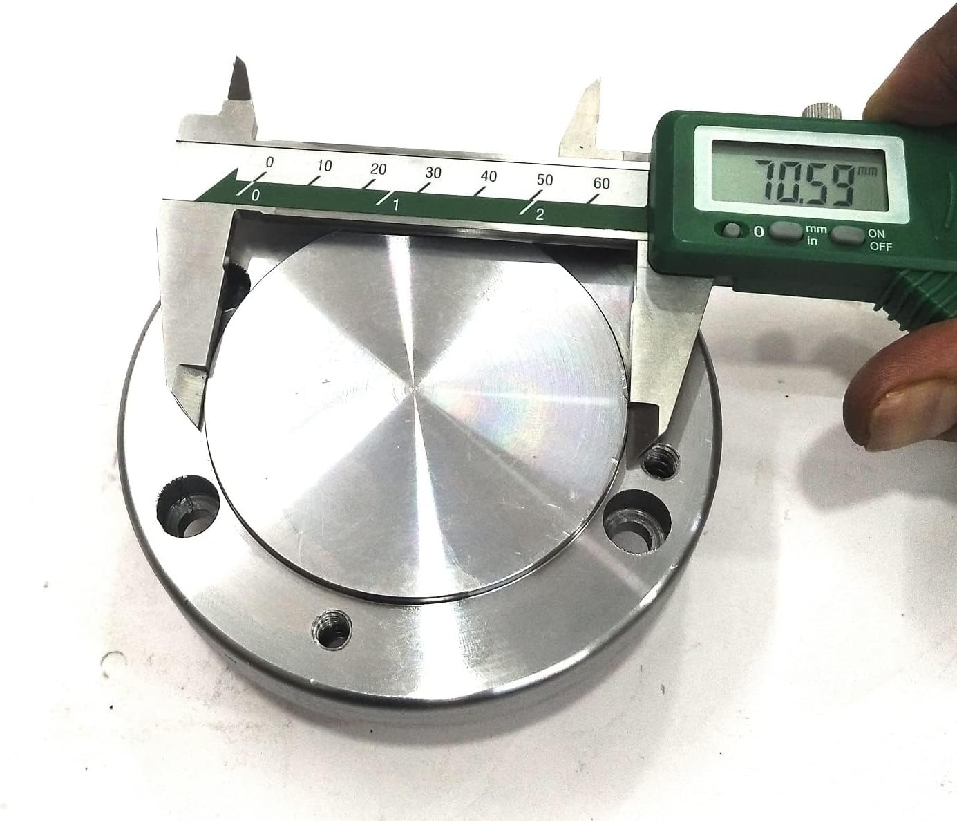 Buyohlic Back Plate for Rotary Table (Dia 125 mm Thread)