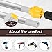 PVC Pipe Threader Kit, Plastic Pipe Threader, Pipe Threading Tool, Die Sets for Threading, Electric Drill Compatible PVC Pipe Threader Kit for Cutting & Pipe Threaders (A)