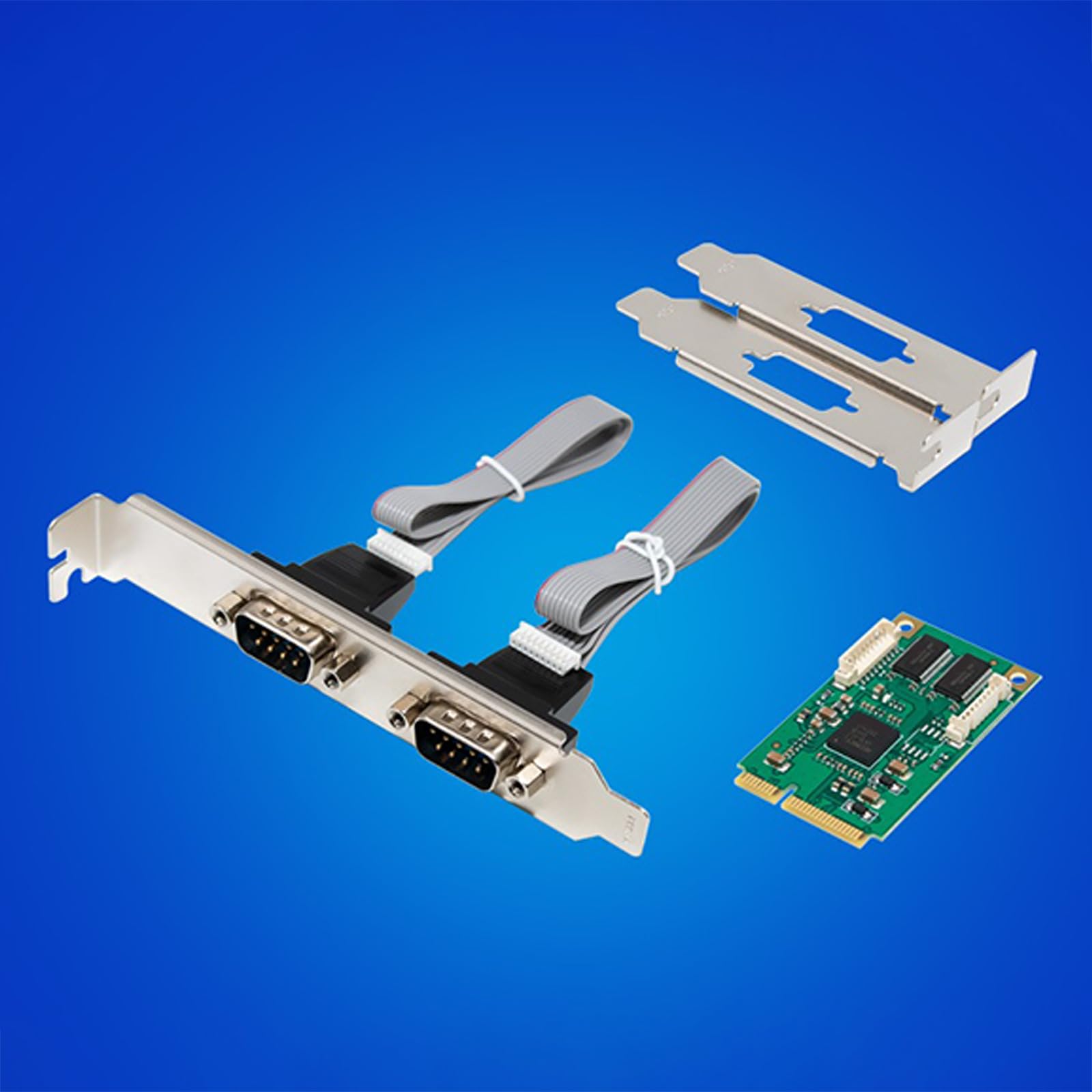 Scheda espansione Controller ST370 PCIE XR17V352 Ideale per l ' Editing Video e l ' analisi dei Dati Scheda espansione PCIe