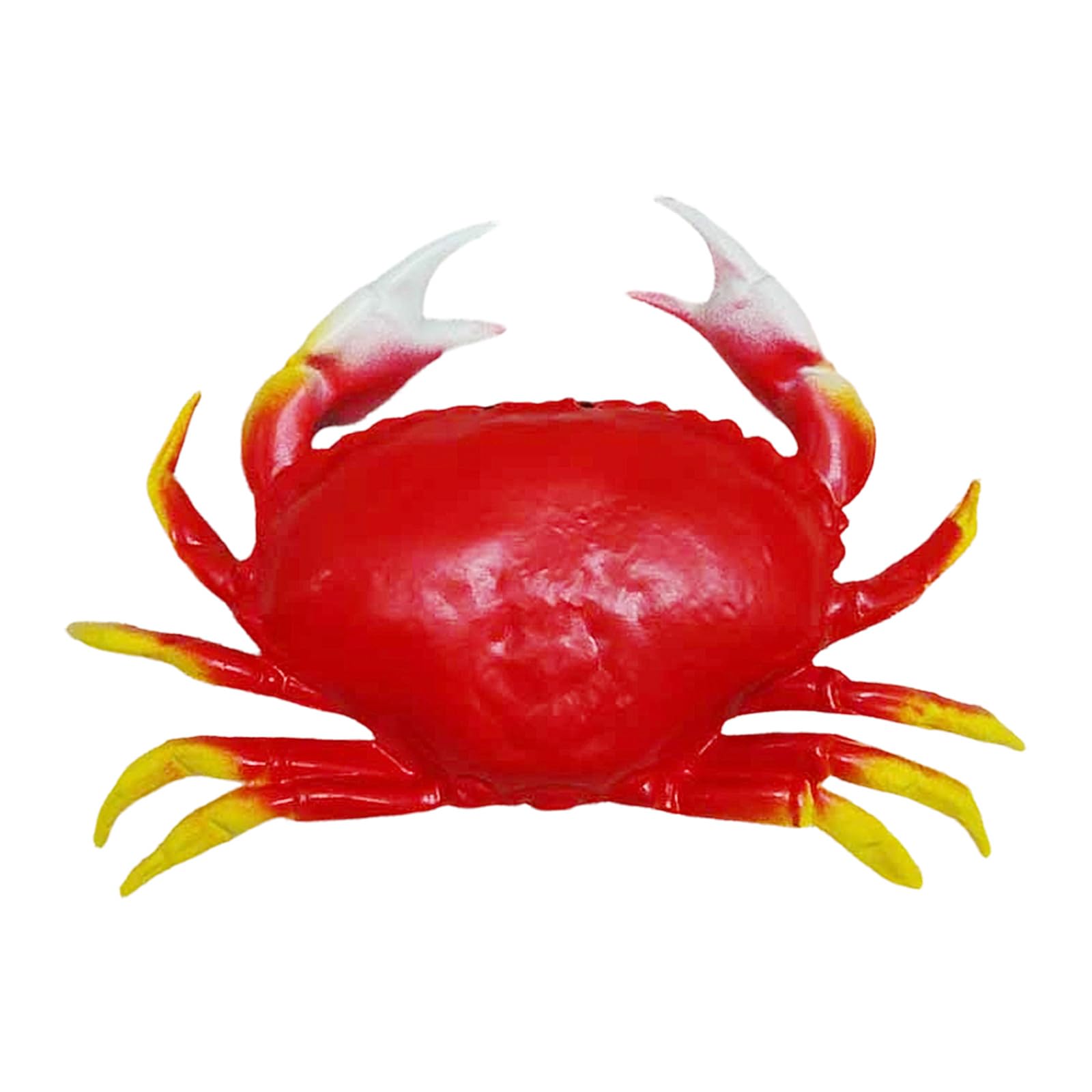 Nvoqilin 1 Piece Bright Abs Crabs Sculpture Display Decors Designed For Tabletop Arrangements And Seasonal Celebration Abs Crabs Figurine