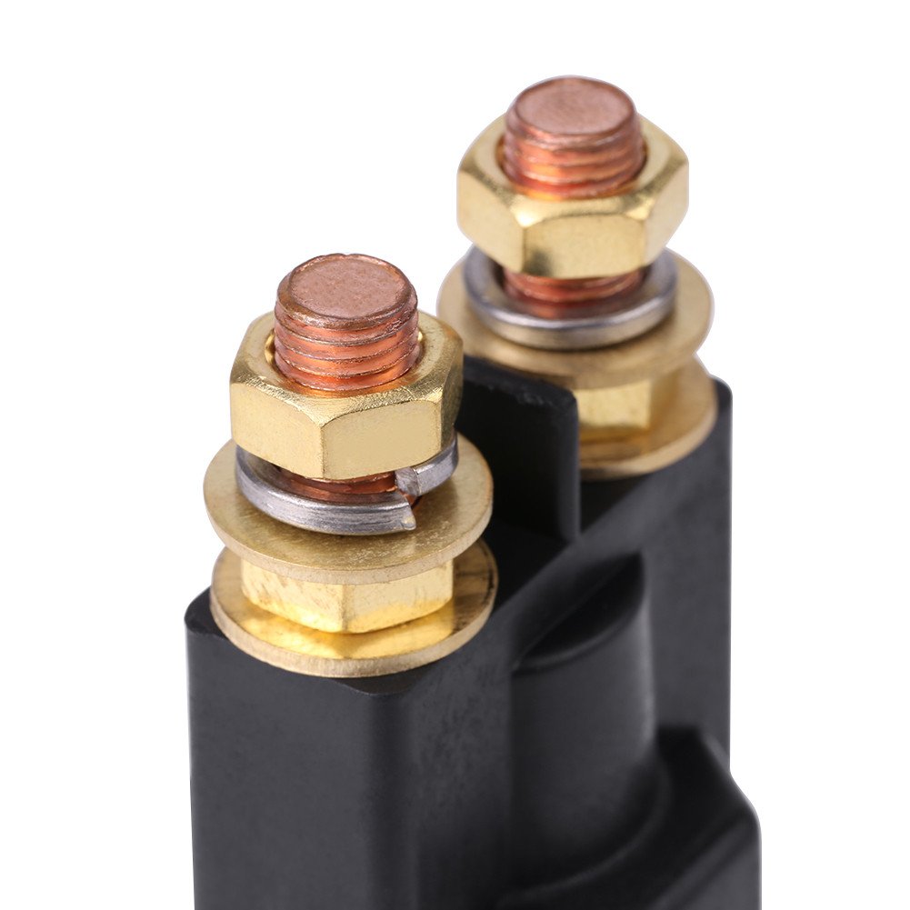 500A DC 12V Alta Corrente Solenoide Auto Starter Relè 4 pin SPST Start Contattore Doppio Batterie Sezionatore di Controllo Interruttore On/Off