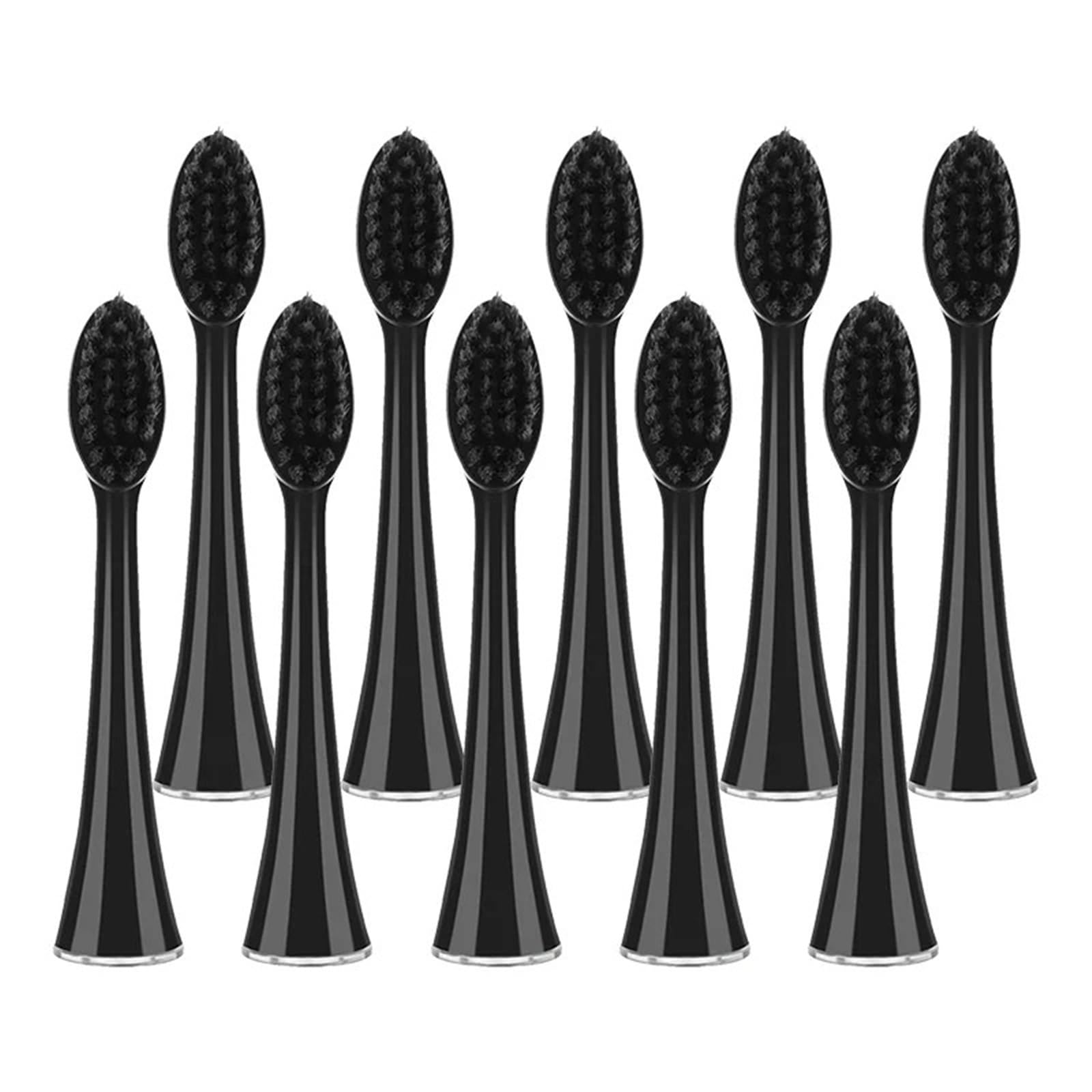 Compatibile con testine Burst Seago 10PCS | Testine di ricambio in carbone di bambù for spazzolini da denti for adulti S9.(20pcs)