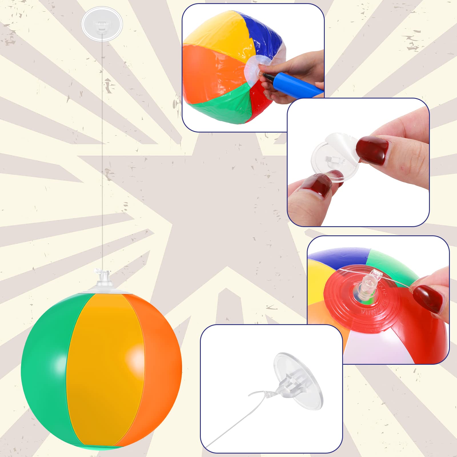 Set De Balle En Bois Happy People – 1 Balle – Coloris Aléatoire – Jeu Extérieur