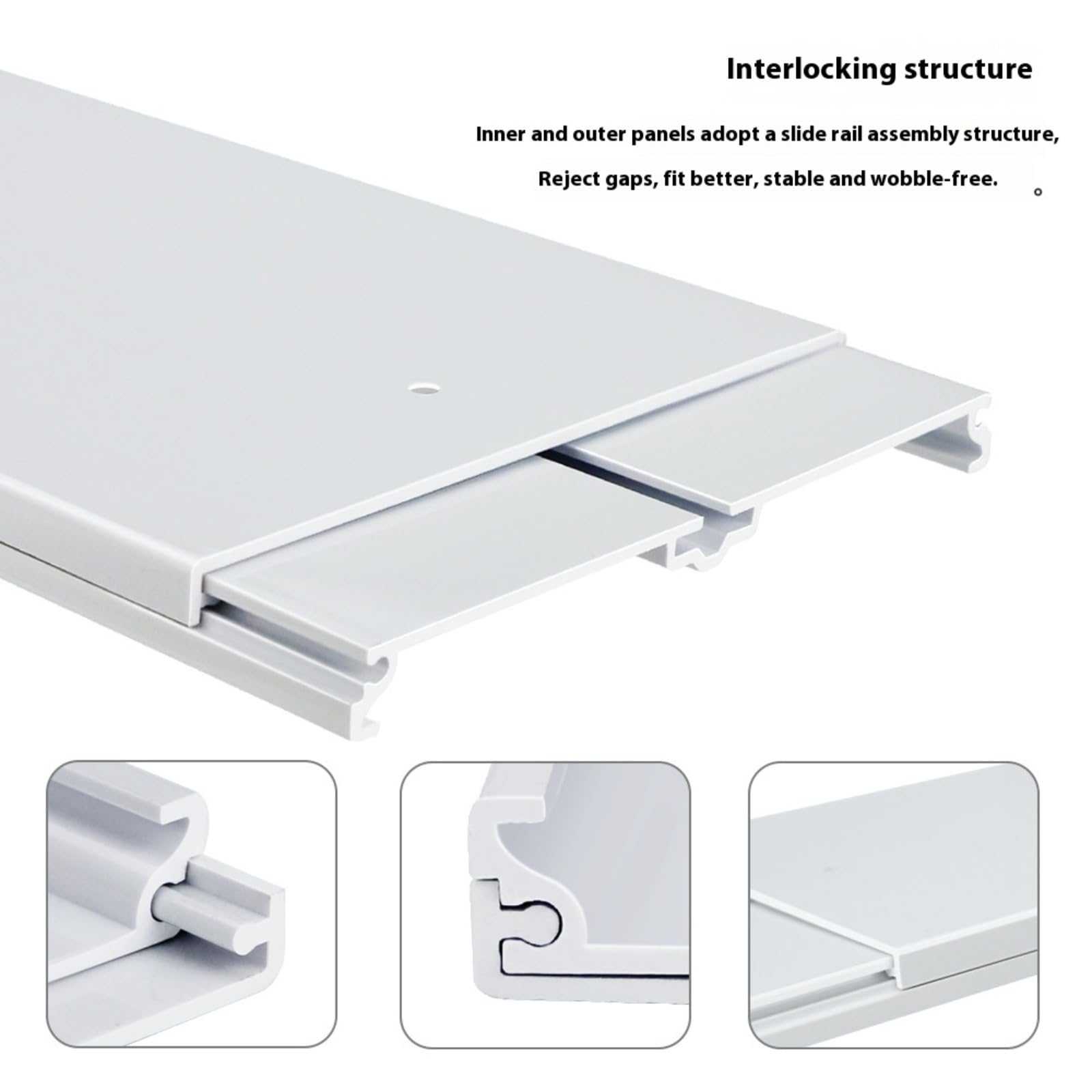 Kit Ventana Aire Acondicionado Portátil, Placas de Sellado de Ventana Corredera de Aire Acondicionado Portátil, con Adaptador de Ventana ，Adecuado para Tubos de 5"/5,9" de diámetro