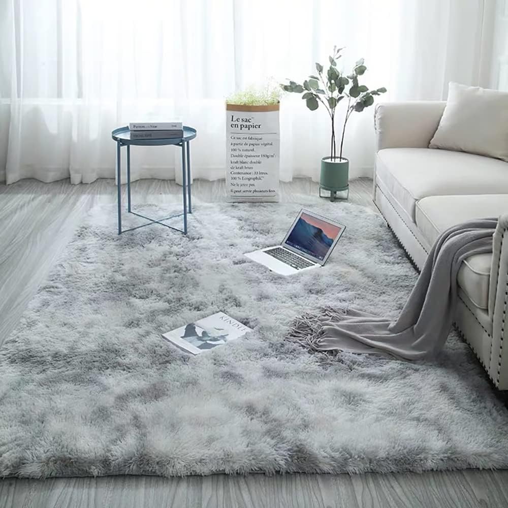 Area Rugs for Bedroom Living Room Fluffy Shag Fur Rug for Dorm Room Cozy Furry Rugs Plush Throw Rug Shaggy Decorative Accent Rug for Indoor Home Floor Carpet 120 x 160