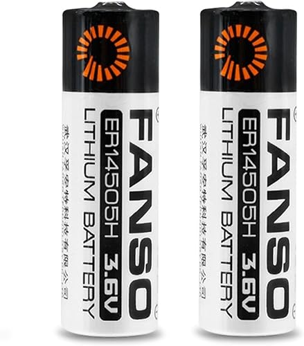 Miniatura 1 de Paquete de 2 baterías de litio ER14505H de 3.6 V SOCL2 2700 mAh, tamaño AA, batería de litio no recargable ER14505 LS14500