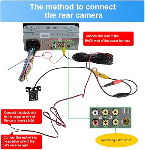 Miniatura 8 de Estéreo de automóvil de un solo DIN, CarPlay de 6.36 pulgadas y Android Auto HD IPS con pantalla táctil con Bluetooth con cámara de respaldo,