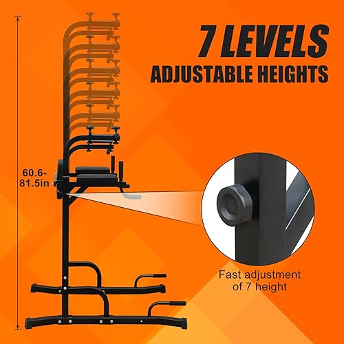 Miniatura 2 de LSKSSNG - Estación de inmersión de torre de potencia para gimnasio de oficina en casa, estación de inmersión multifunción para entrenamiento de