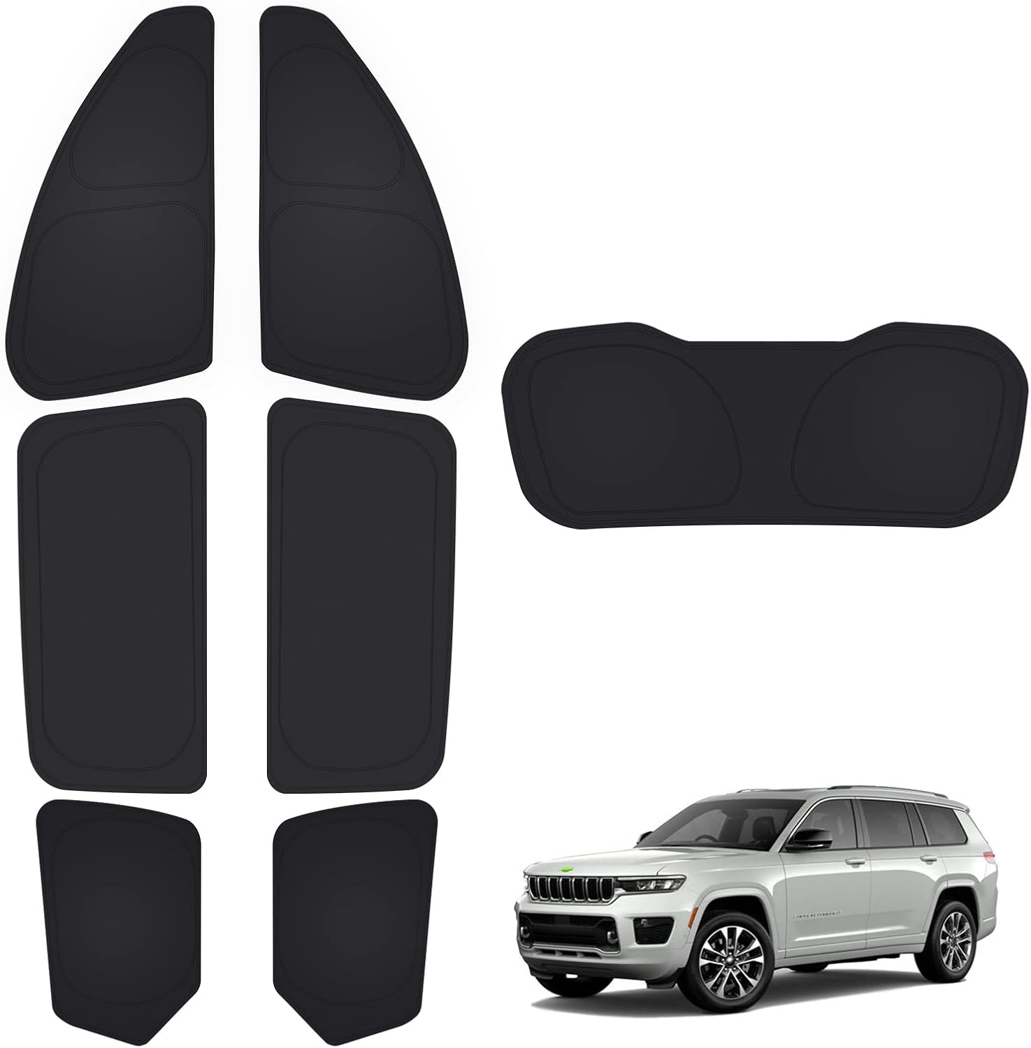 T TGBROS Privacy Sunshade Custom Fit for 20212023 Jeep