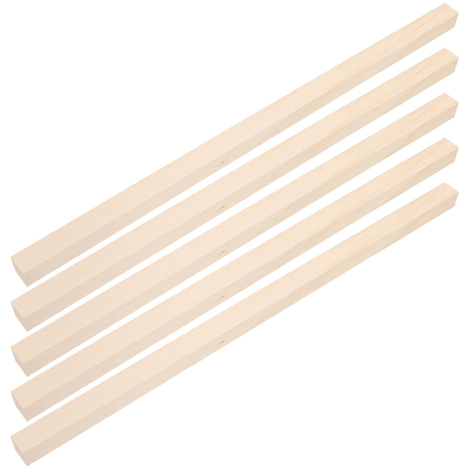Abaodam 60 Stück Quadratische Holzstäbe 25x1cm aus Lindenholz Glatte Basteldübel für Selbstgemacht Modellbau Holzbearbeitung Vielseitig für Bastelprojekte und Wohndekoration