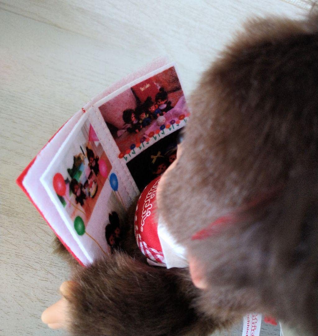 Amazon.co.jp: Monchhichi 221561 Overseas Version BOOK Sitting Girl