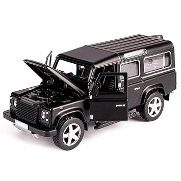 KTRS Enterprise Metal Die Cast Car Toy 1:32 Scale Luxury Car Model Collection Unbreakable Friction Power Pull Back Sound Light Toys Car Vehicle 3+ Year Old (Defender CAR)