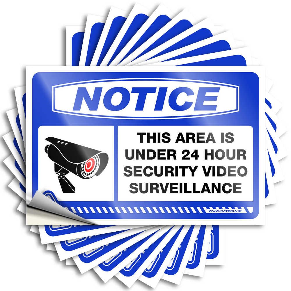 Haves, Lettering Sticker Funny Custom Quote Stickers, Fuzzy No Residue Decals for Luggage | Race Party Favor Custom Notice This Area is Under 24 Hour Security Video Surveillance(6X9CM)