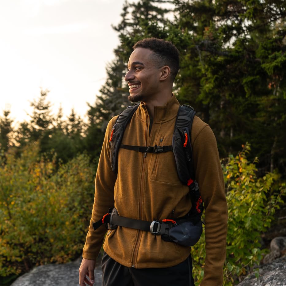 IBEX Merino Wool Shak Zip-up Jacket for Men | Warm, Breathable & Durable Outerwear for Outdoor Adventures | Perfect for Hiking, Camping, Running & Travel | Black (X-Large)4