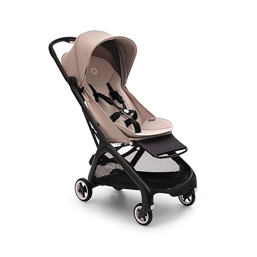 Bugaboo Butterfly - Cochecito ultracompacto plegable de 1 segundo - Ligero y compacto - Ideal para viajes (gris pardo desierto)