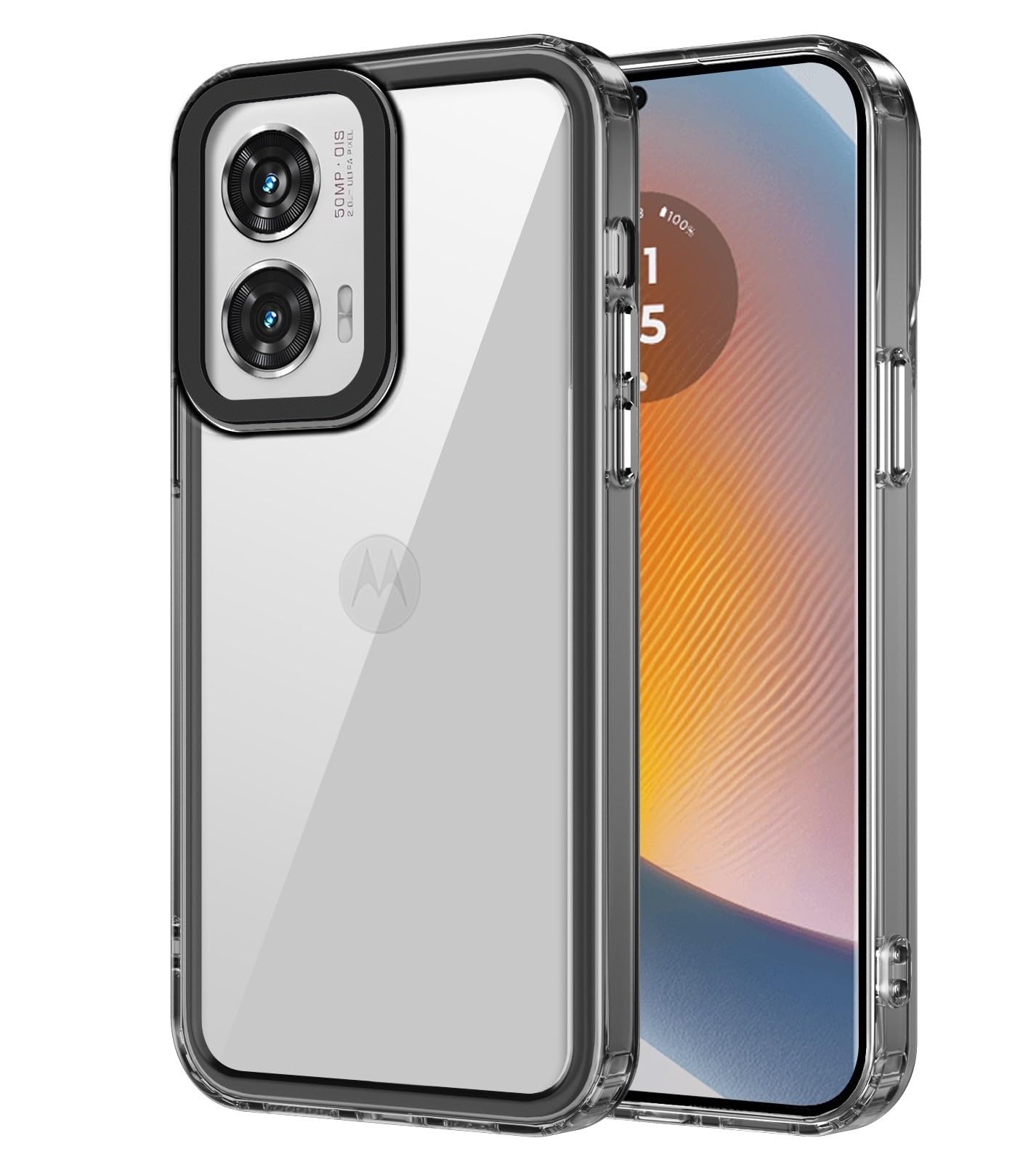 Mobile Mart Back Case Cover Compatible for Motorola G85 5G Back Case Cover | 360 Degree Protection | Camera Protection | (TPU + PC) (Smoke) (B0D9H28YTJ) Amazon Price History, Amazon Price Tracker