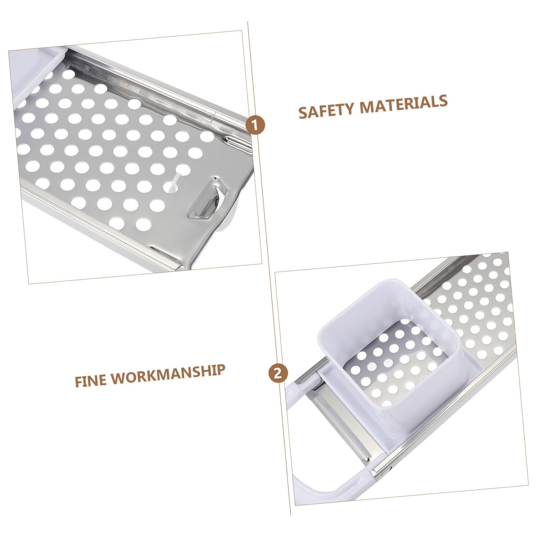 LABRIMP Stainless Steel Gnocchi Maker Dough Scraper Tool Noodle Machine Steel Dough Lattice