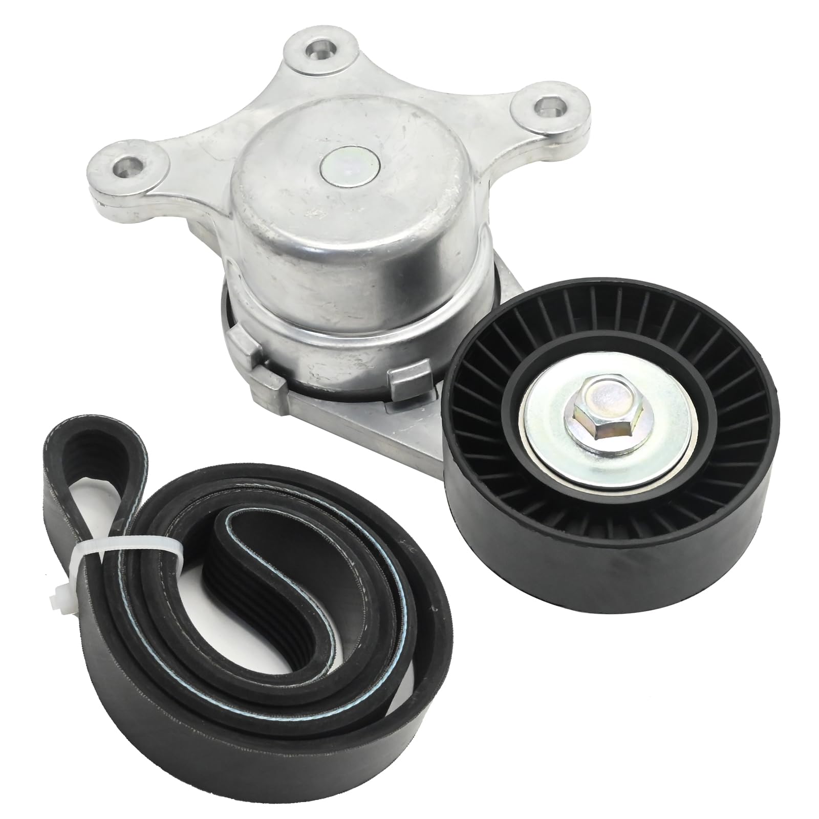 BT4Z6B209B Drive Belt Tensioner Kit Replacement for Ford Explorer 3.5L V6 2011 2012 2013 2014 2015 2016 2017 2018 2019 Replacement for Ford Edge 3.7L V6 2011 2012 2013 2014 Replace 6PK1140