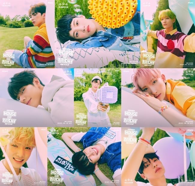 Miniatura 7 de xikers CASA DE TRICKY  CÓMO JUGAR 2 Mini álbum CD+Cartel plegado en el paquete+Photobook+Postal+Foto en movimiento+Polaroid ancha+Tarjeta