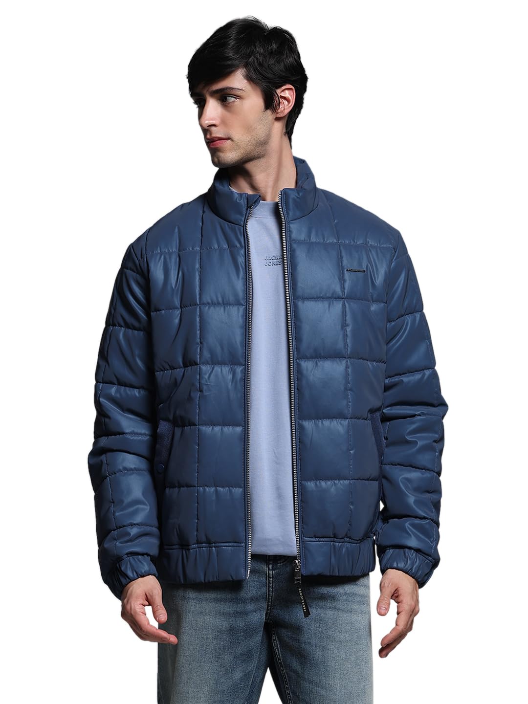jack & jones Men's Polyester Standard Length A-Line Coat-picture-42