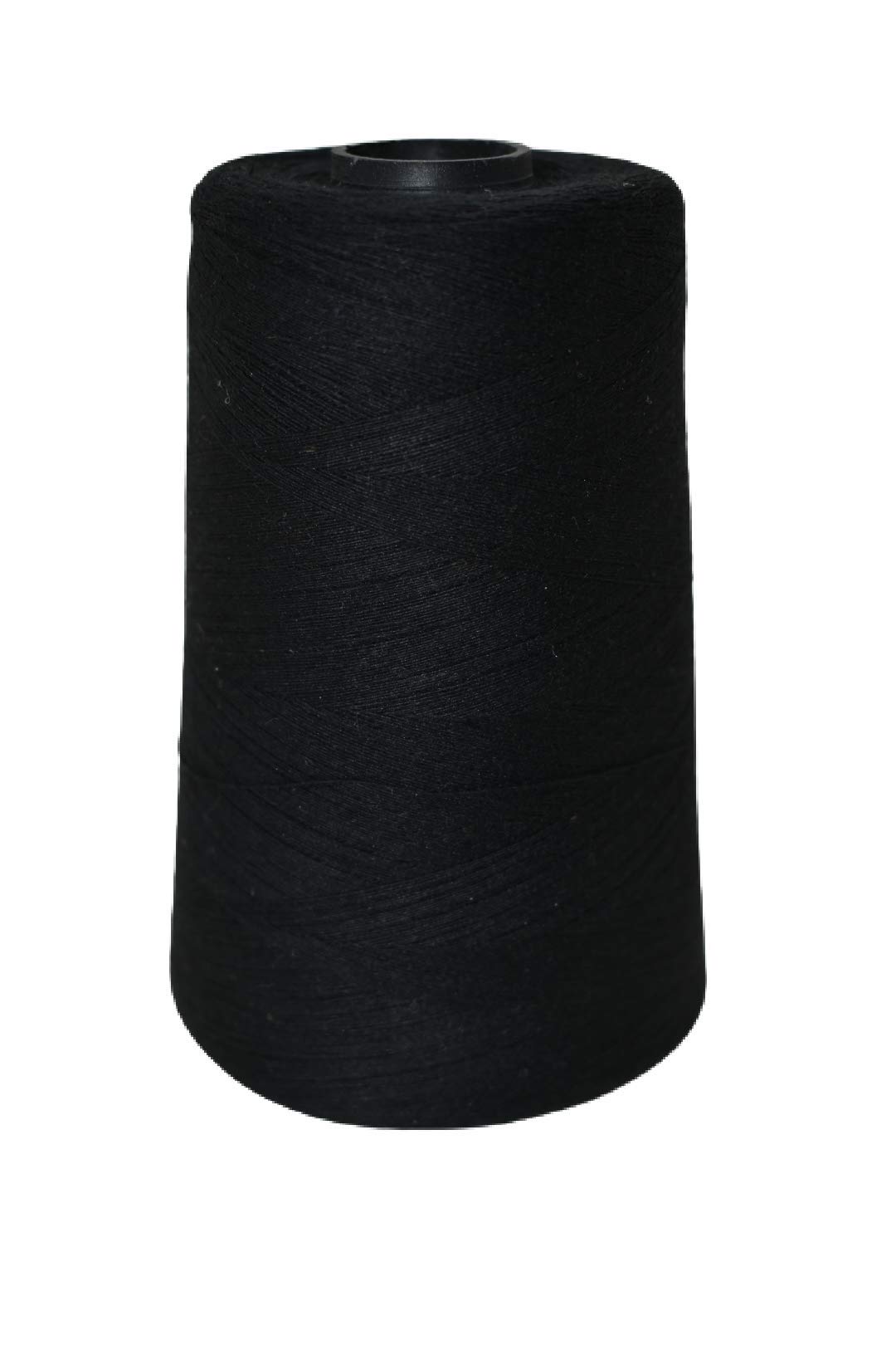 HUNNY- BUNCH 100% Raw Cotton Thread Cone (150 GRM Cone) Pack of 1 (Black)